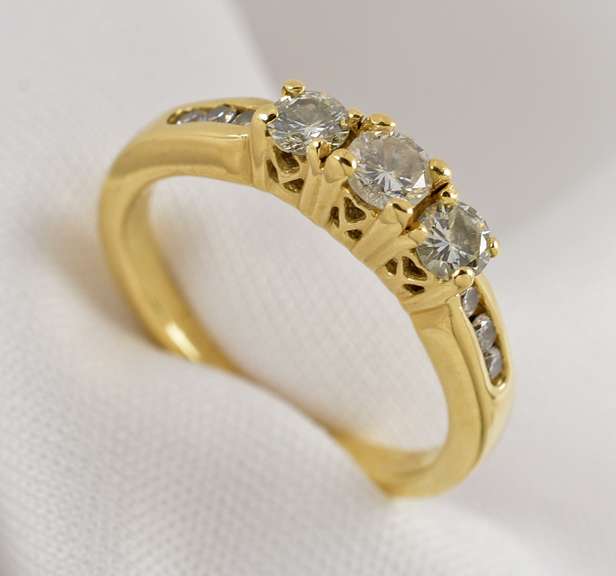 Past-Present-Future Diamond Band