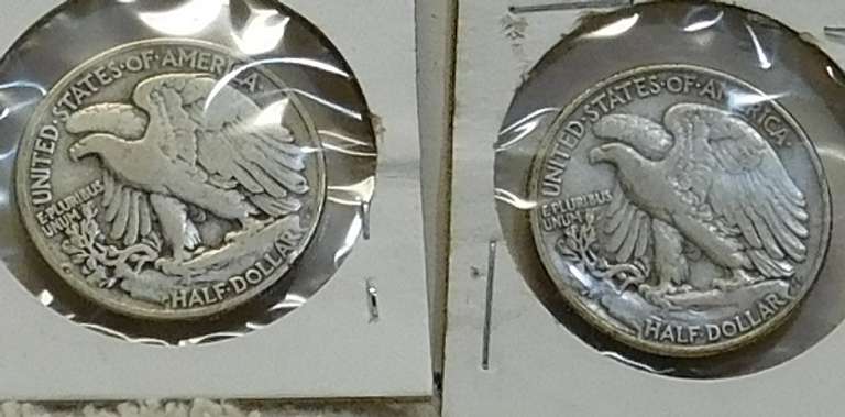 1945 & 1946 Walking Lib Hf circ