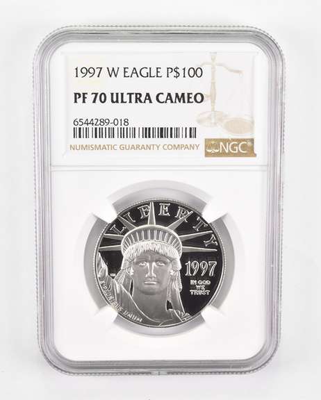 PF70 UCAM 1997-W $100 American Platinum Eagle - Graded NGC