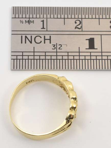 Sweet 14k Small Nugget Ring