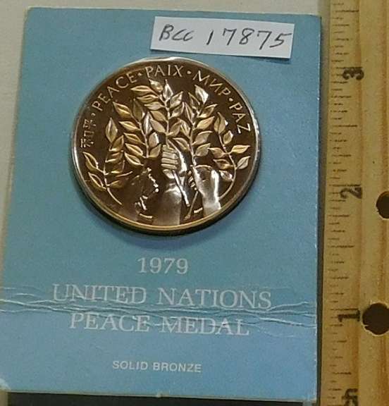 United Nations: Bronze 1979 Peace