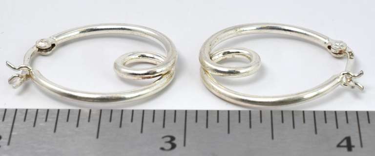 Sterling Silver Hoop Earrings