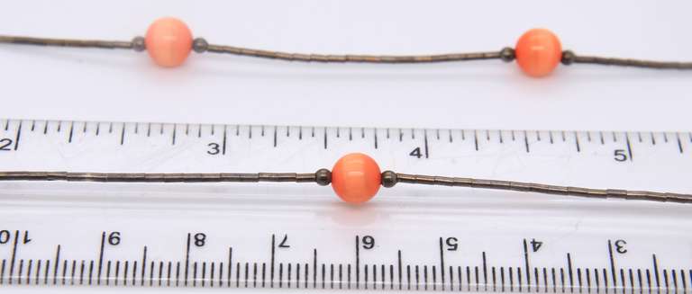 Vintage Sterling Silver Gemstone Necklace