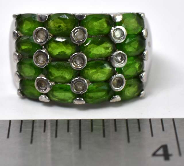 Sterling Silver Peridot Ring