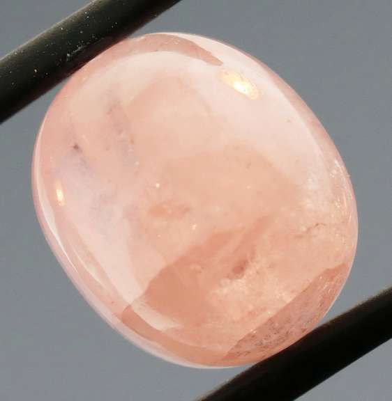 Elegant 8.08ct peach pink Morganite cabochon