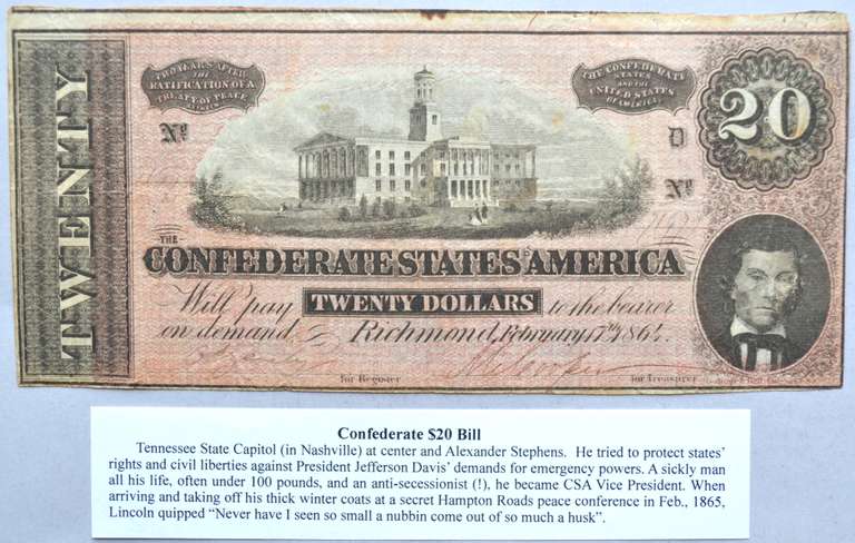 Feb 17 1864 Series $20 CSA Note