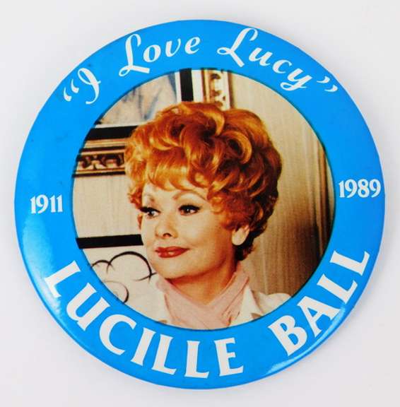 I Love Lucy Large Vintage Pin Back