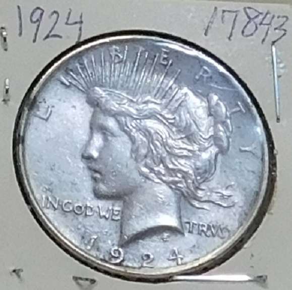 1924 Peace Dollar circ