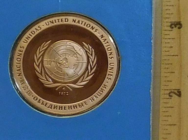 United Nations: Bronze 1972 Peace