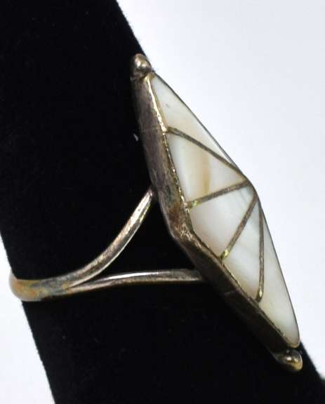 Sterling Silver Mother-Of-Pearl Ring