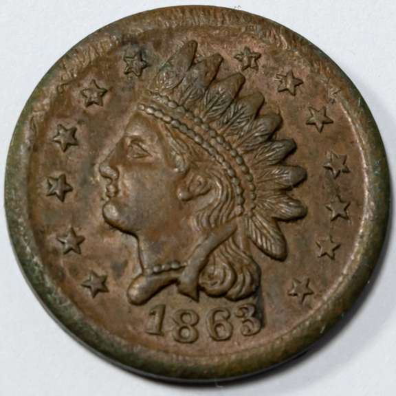 1863 C Doscher Brooklyn NY City Civil War Store Card