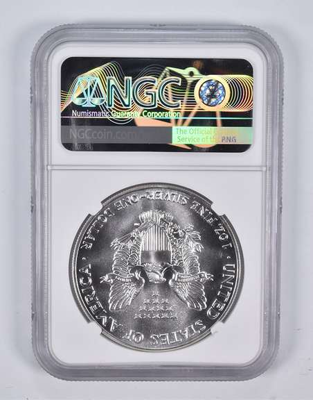 MS70 1988 American Silver Eagle NGC