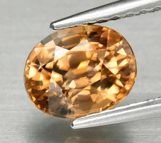 Tremendous UNHEATED 1.54ct Tanzanian whiskey Zircon