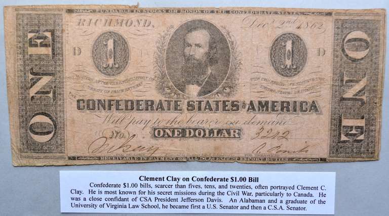 $1 Dec 2 1863 Series CSA Note