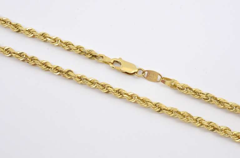 Practical 3.7 MM Rope Necklace