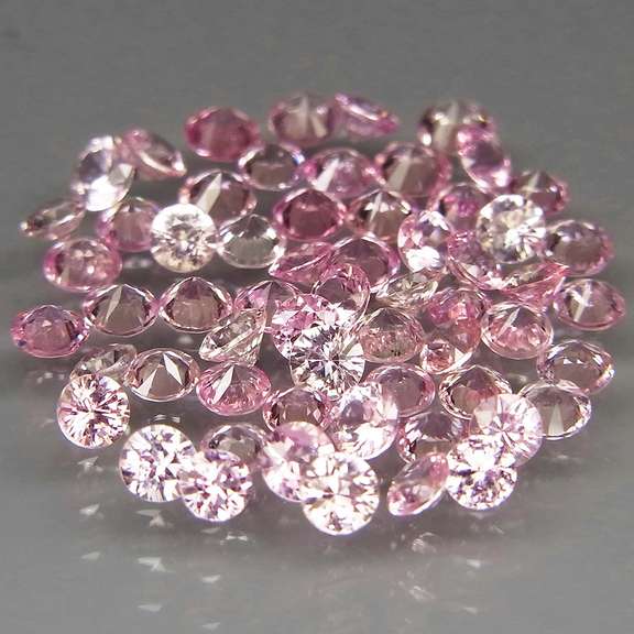 Rare heated only 2.97ct pink Sapphire set