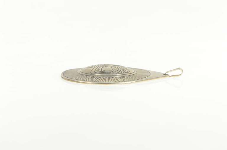 Sterling Silver Danny Dennis Northwest Storyteller Mask Pendant