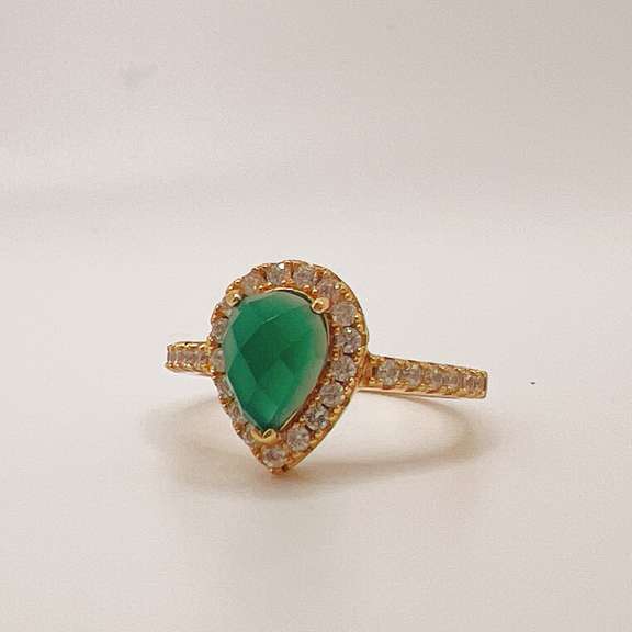 Sapphire & Sterling Silver Cocktail Ring