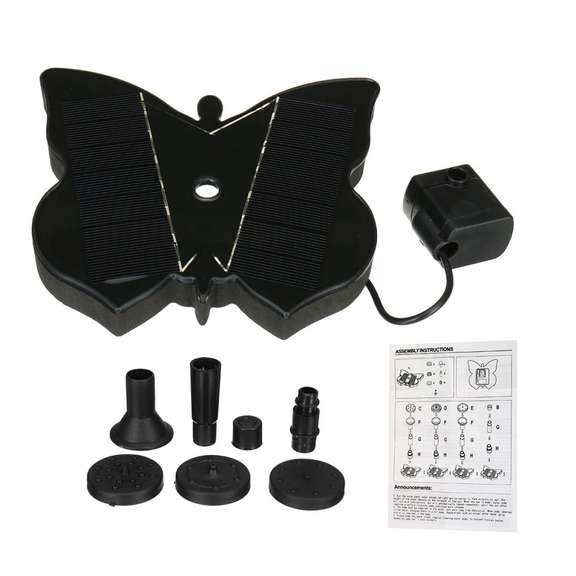 200L/H Solar Power Floating Fountain Garden Landscape