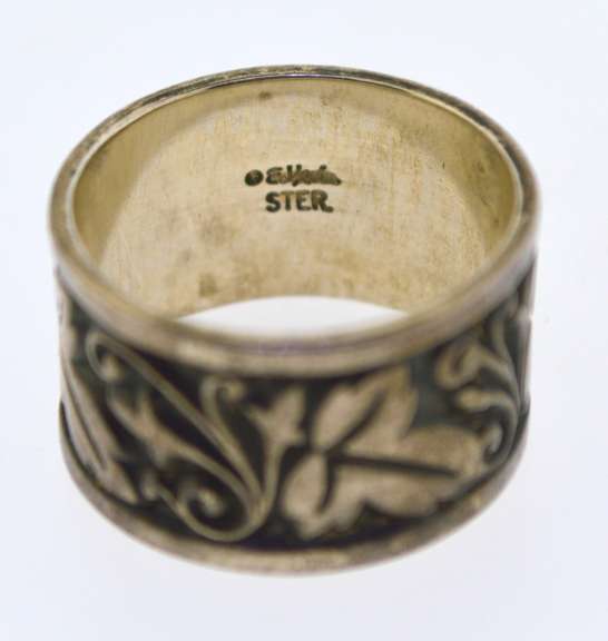 Sterling Silver Celtic Engraved Ring