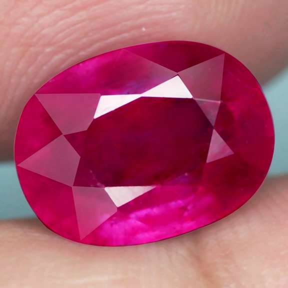 Rich blood red 4.24ct Ruby from Madagascar