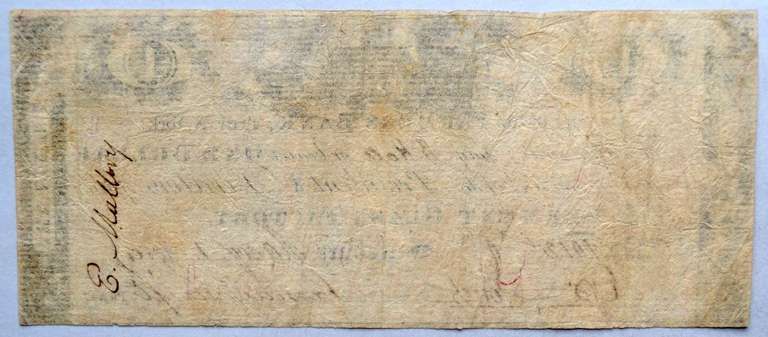 $1 Vermont Glass Factory 1814  Framers Bank Troy New York Branch Note