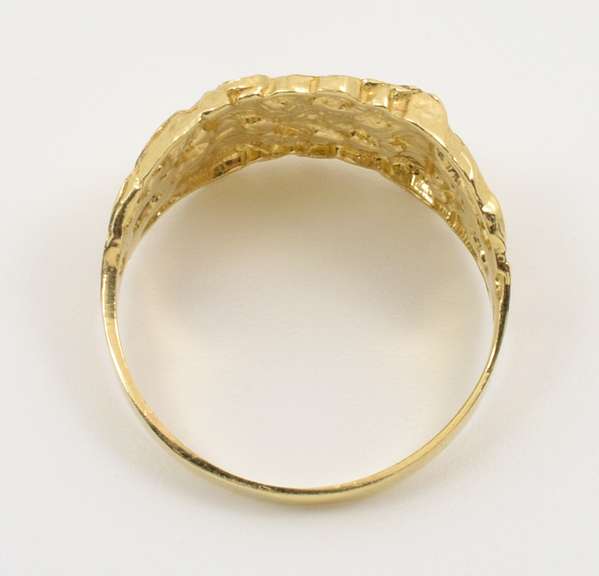 Practical Light Unisex Nugget Ring