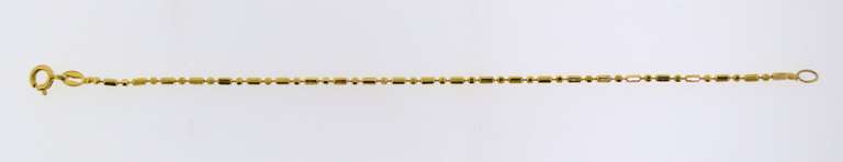 Sterling Silver Bar Chain Bracelet