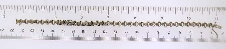 10KT White Gold Diamond Tennis Bracelet