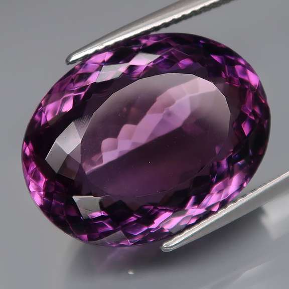 Halo flashing 19.81ct real unheated Bolivian Amethyst