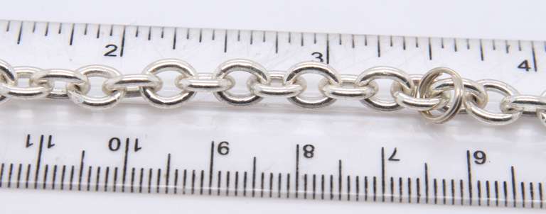 Sterling Silver Italian Fancy Link Bracelet