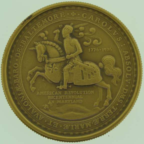 1976 Maryland American Revolution Bi-Centennial Bronze Coin