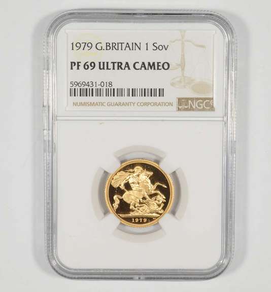 PF69 UCAM 1979 Great Britain 1 Sovereign - Graded NGC