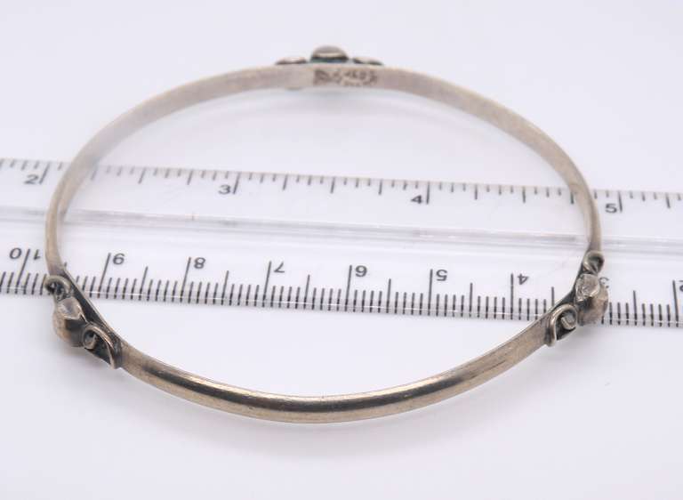 Vintage Sterling Silver Bangle Bracelet