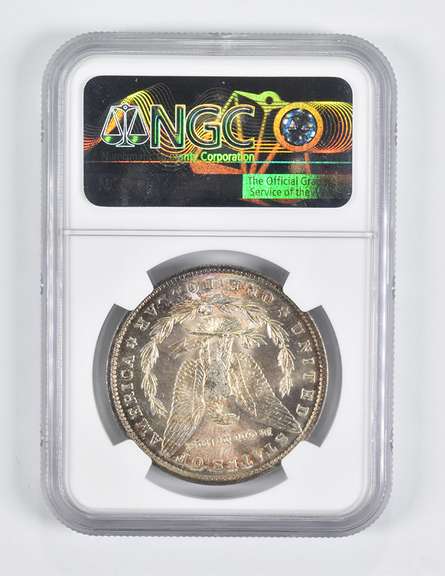 MS64 1885-O Morgan Silver Dollar NGC Toned!
