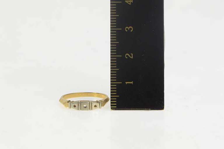 14K Yellow Gold Vintage NOS 1950's Simple Wedding Band Ring