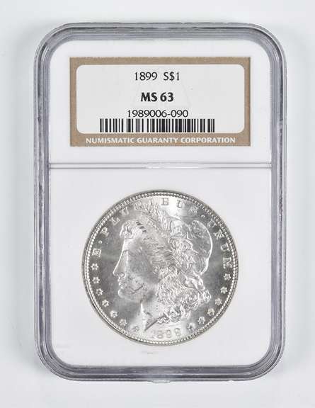 MS63 1899 Morgan Silver Dollar NGC