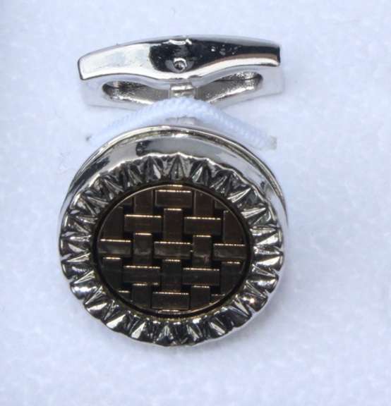 Handsome Pair Designer Style Cufflinks By Carelli