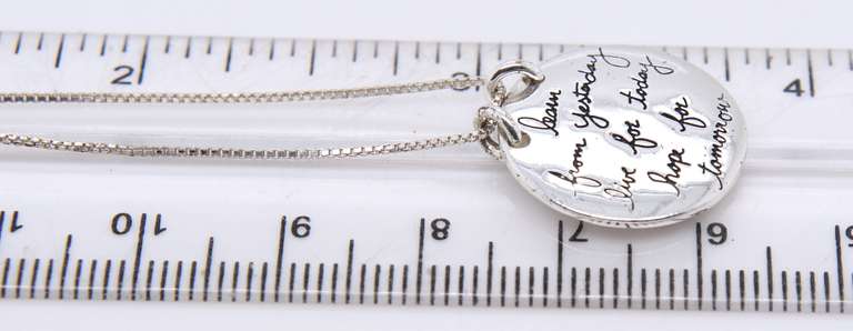 925 Sterling Silver Pendant on Chain