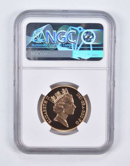 PF70 UCAM 1987 Great Britain 2 Sovereign Gold Coin NGC