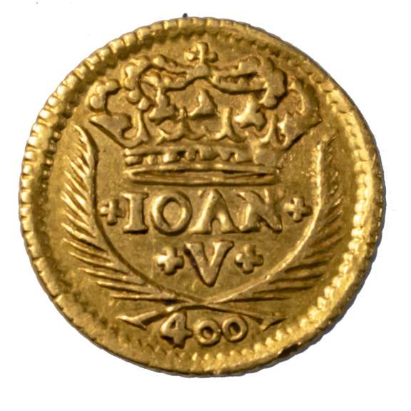 1721 Portugal Gold 400 Reis