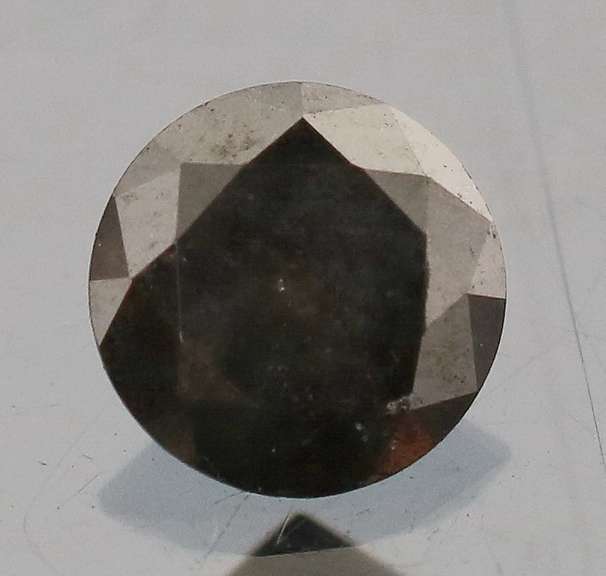 Sultry .29ct gray and black Diamond solitaire