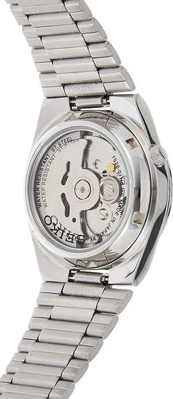 Seiko Black Dial Arabic Numbers Automatic, New In Box.