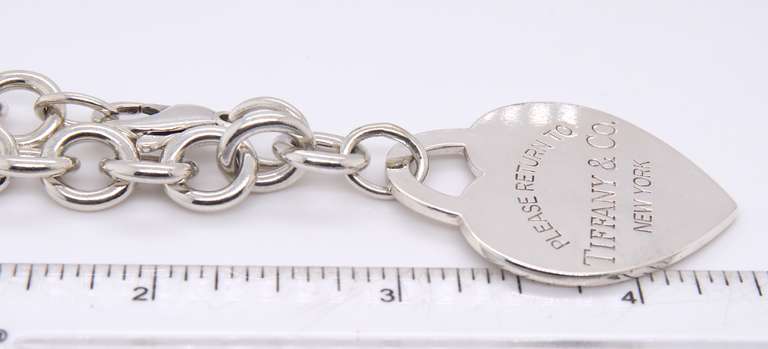 Tiffany & Co Heart Tag Charm Bracelet