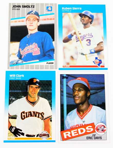 4 Rookie Stars Baseball Cards