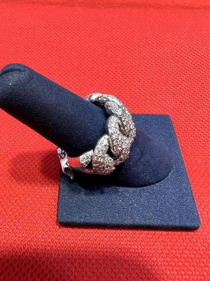 MENS 10K CUBAN LINK RING