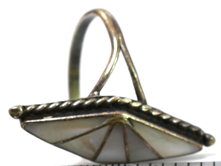 Sterling Silver Mother-Of-Pearl Ring