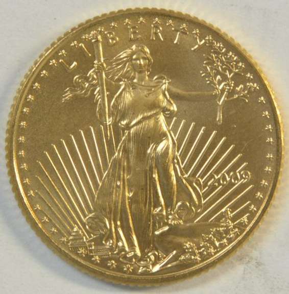 Pristine Superb Gem BU 2009 $1 American Gold Eagle coin