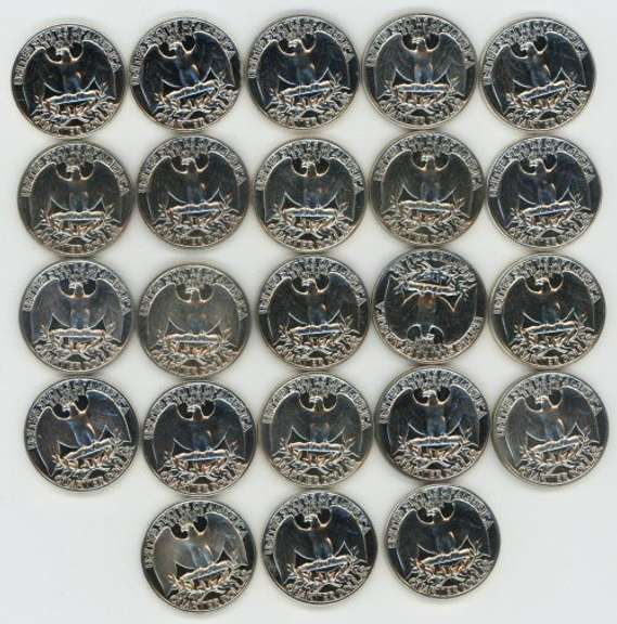 23 Choice to Gem Proof Silver Washington Quarters 1960-63