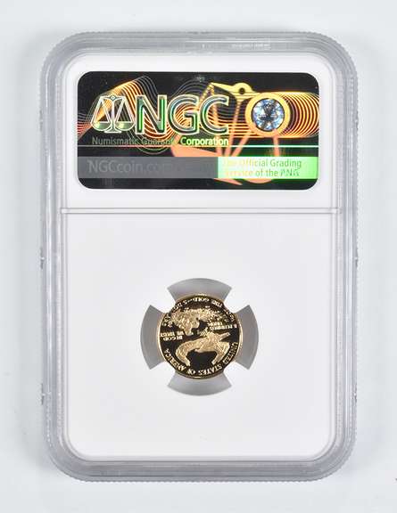 PF70 UCAM 1991-P $5 American Gold Eagle 1/10 Oz. .999 Fine Gold NGC